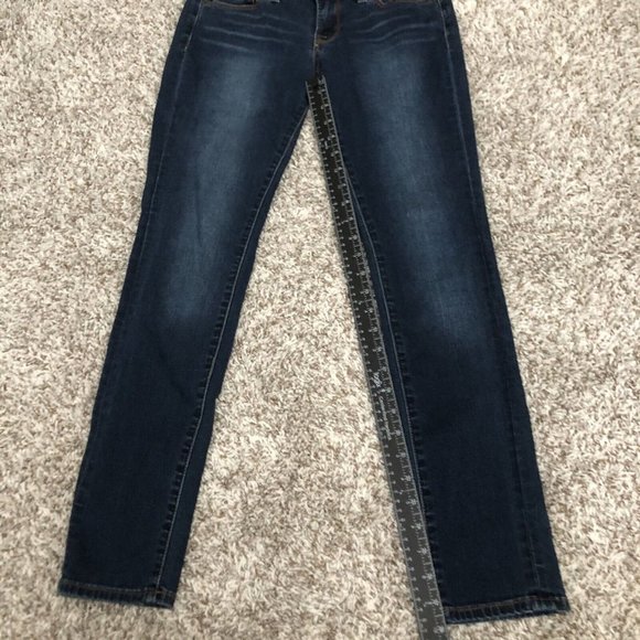 Lucky Brand Charlie Skinny Jeans  Solid Denim Dark Wash Casual Cotton Size 26/2 - Picture 7 of 11